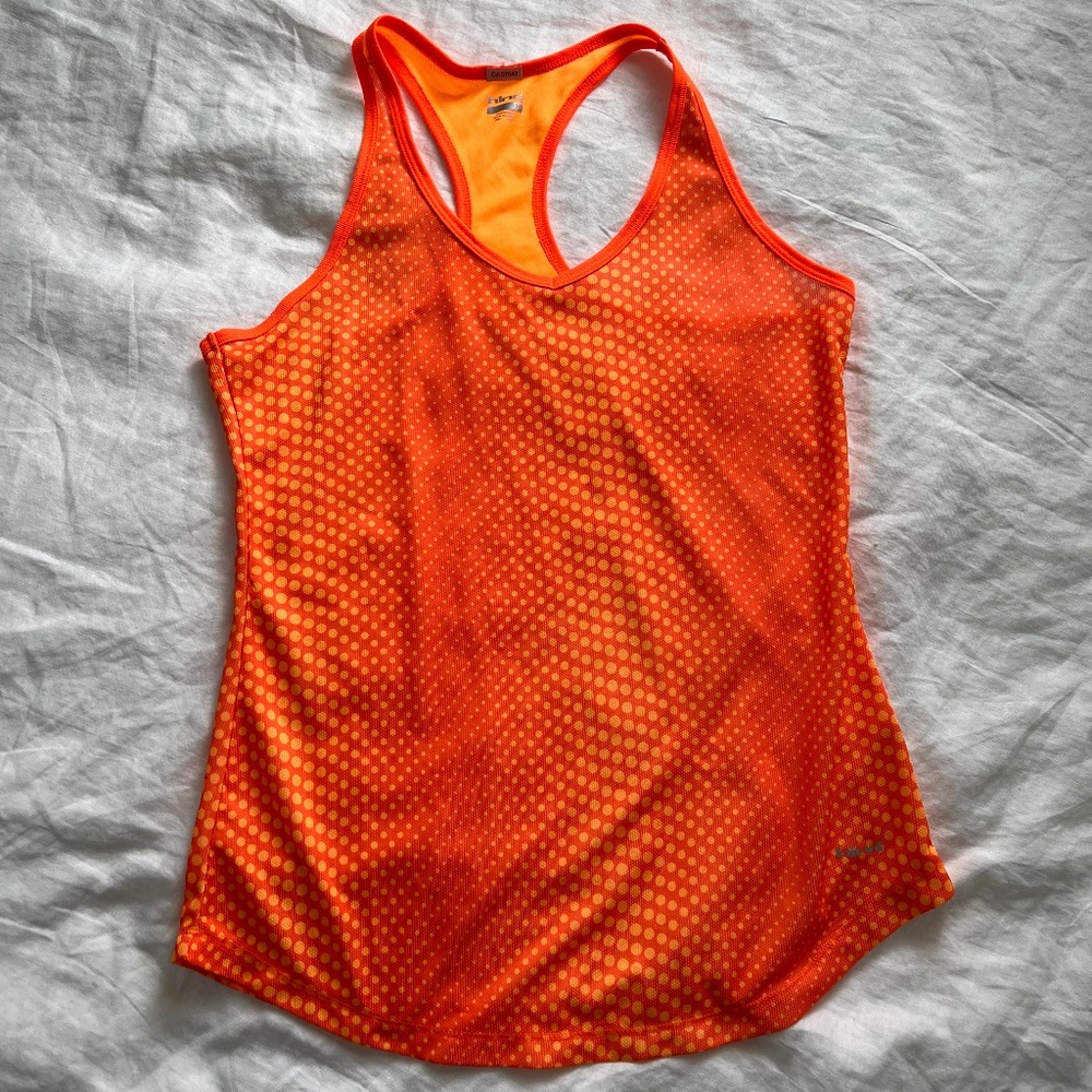 Orange Hind Active Racerback Tank